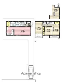 東京都練馬区大泉町3丁目【一戸建】の間取り