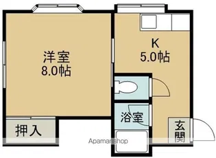 ニューサンライズ【205号室】の間取り