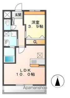 フォレストヴィラ【1階】の間取り