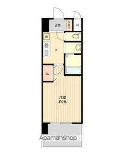 パークフラッツ金山(カナヤマ)【8階】の間取り