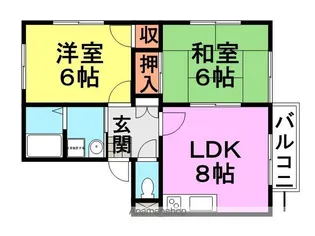 アフィニティ【1階】の間取り