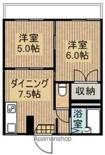 コスモクリアC棟【203号室】の間取り