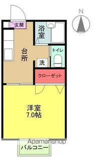 ファーストステージ【102号室】の間取り