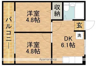 SAIKI7 A【2階】の間取り