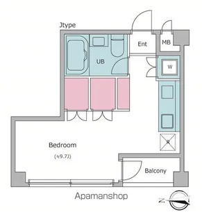 レジディア自由が丘Ⅱ【4階】の間取り