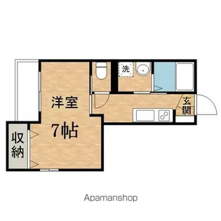 ダイヤモンドハイツ【1階】の間取り