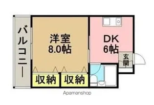 副島ビル【402号室】の間取り