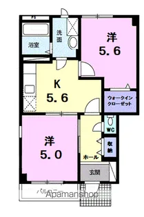 ベルグランデ【1階】の間取り