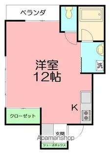 コーポ真【1階】の間取り
