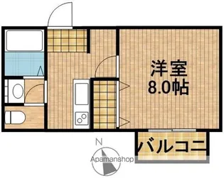 コーポサンガ【2階】の間取り