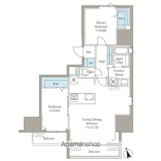 VISTA西早稲田【9階】の間取り