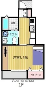 メゾンポート【106号室】の間取り