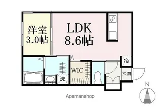 MACHERIE【102号室】の間取り