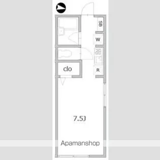 フロンティア桜新町【1階】の間取り
