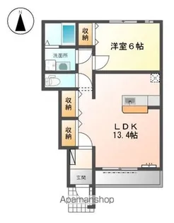 アンヘル ハートⅠ【1階】の間取り