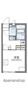 レオパレスソレーユ【205号室】の間取り