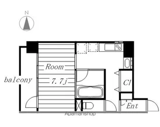 ラクロア【7階】の間取り