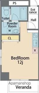 モンテリザイア末広【7階】の間取り