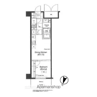 グランハイツ高田馬場【5階】の間取り
