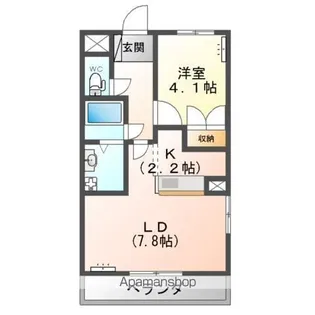 NEMOPHILA(ネモフィラ)【2階】の間取り