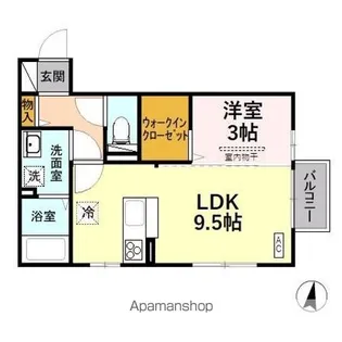 アクシス A【2階】の間取り