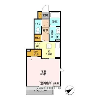 プランタン【1階】の間取り