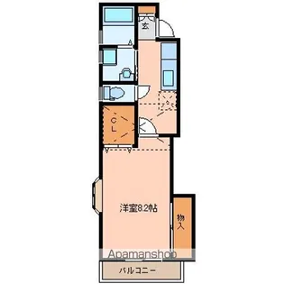 ルピシアS【108号室】の間取り
