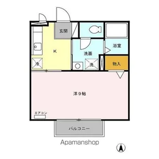 パルメゾン【1階】の間取り