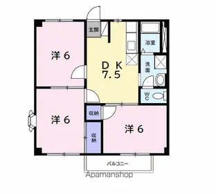 ファミーユ1【1階】の間取り