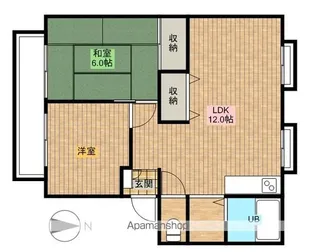 サンガーデン中山A【201号室号室】の間取り