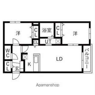 TERRACE SOEN【4階】の間取り
