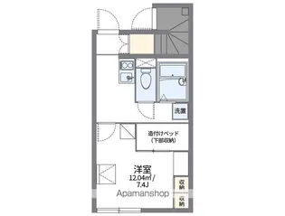 レオパレスヤマキ【107号室】の間取り