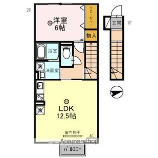 ガーデン・グレイス【2階】の間取り