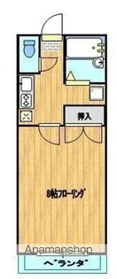 コーポスマイル A棟【101号室】の間取り