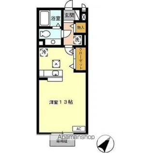 サンハイツINA【1階】の間取り