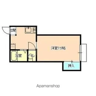 メゾンK【202号室】の間取り