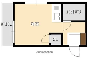 ワースビルディング南蟹屋町(旧メゾンカニヤA)【1階】の間取り