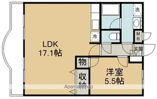 ローズガーデンⅡ【3階】の間取り