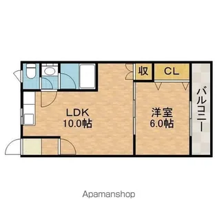 エルソフィア正雀Ⅰ【3階】の間取り