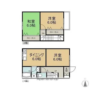 メゾンドセラヴィ【2階】の間取り