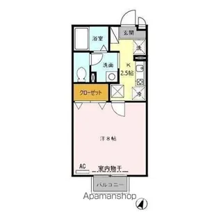 ルミエール B【1階】の間取り