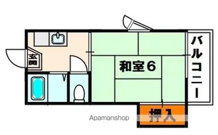 クレジール牧野 B棟【2階】の間取り