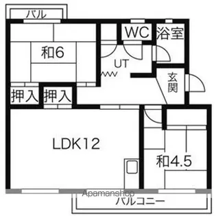 ブランヴェール【3階】の間取り