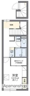 レオパレスルミナス【201号室】の間取り