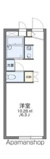 レオパレス猪名川【1階】の間取り