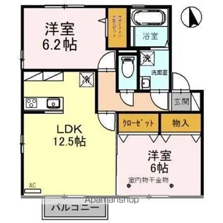 スクエアガーデン新庄 C【2階】の間取り