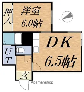 コーポ楡【204号室】の間取り