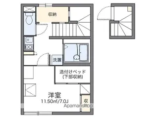 レオパレスリバティ【2階】の間取り