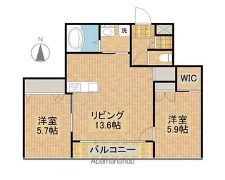 アルテマイスターREVE(レーヴ)【203号室】の間取り