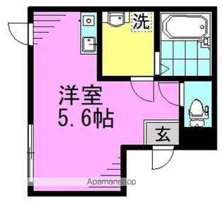シャッツクヴェレ高円寺北【4階】の間取り